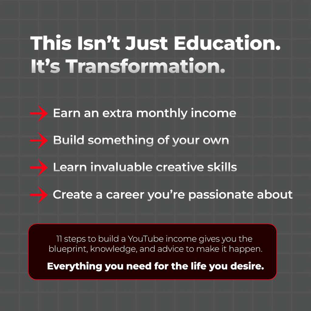 11 Step System to Build a YouTube Income (all you need to know!)